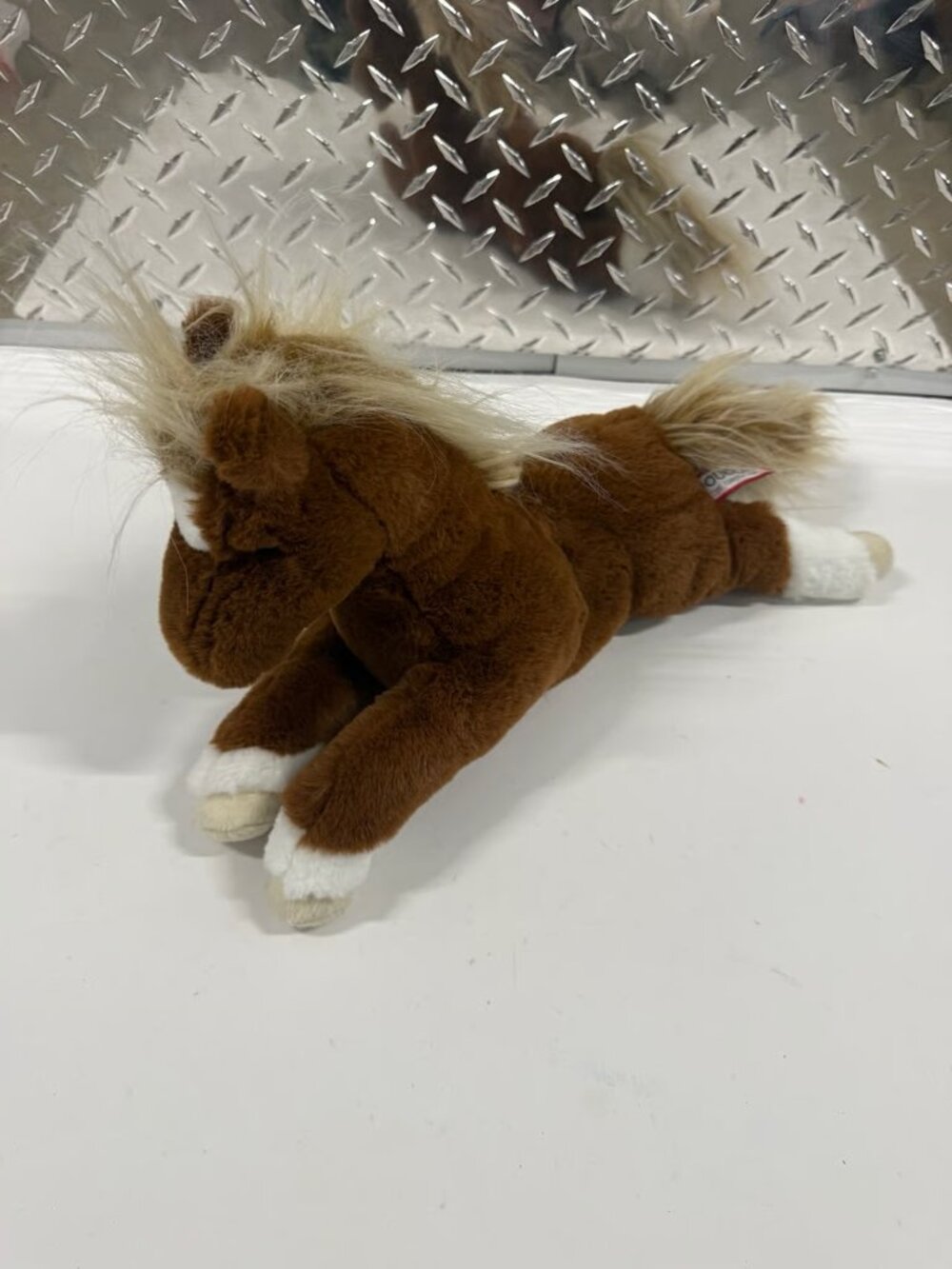 Douglas Cuddle Toys Wrangler Chestnut Horse # 2075 Stuffed Animal Toy 16”